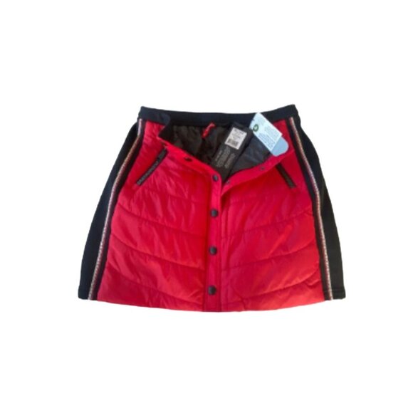 NWT Alp N Rock Valentina Womens Skirt Ski Apres Red Black Small MSRP$329 - Picture 5 of 17